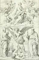 An illustration from Pinacoteca del Palazzo reale delle scienze e delle arti di Milano (1812)
