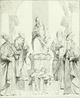 An illustration from Pinacoteca del Palazzo reale delle scienze e delle arti di Milano (1812)