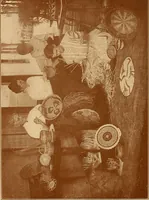 An illustration from The pine-needle basket book (1911)