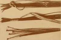 An illustration from The pine-needle basket book (1911)