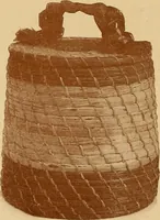 An illustration from The pine-needle basket book (1911)