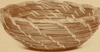 An illustration from The pine-needle basket book (1911)