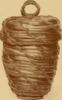 An illustration from The pine-needle basket book (1911)