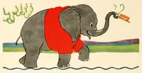 An illustration from Pinky Pup and The empty elephant (1928)