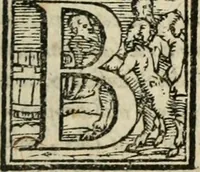 An illustration from Gli ingiusti sdegni. Comedia (1560)