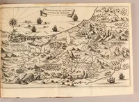 An illustration from Piratas de la America, : y luz à la defensa de las costas de Indias Occidentales. ... (1681)