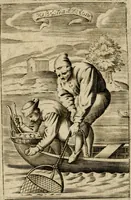 An illustration from Piscatio philosophica : Excellentiae Ill[ustrissi]me ac Reuerendissime D.D. Georgii Cornelii, Ecclesie Patauine Episcopi dicata (1662)