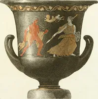 An illustration from Pitture di vasi fittili, esibite dal cav. F. Inghirami per servire di studio alla mitologia ed all storia degli antichi popoli (1838)