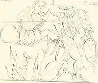 An illustration from Pitture di vasi fittili, esibite dal cav. F. Inghirami per servire di studio alla mitologia ed all storia degli antichi popoli (1838)