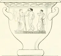 An illustration from Pitture di vasi fittili, esibite dal cav. F. Inghirami per servire di studio alla mitologia ed all storia degli antichi popoli (1838)