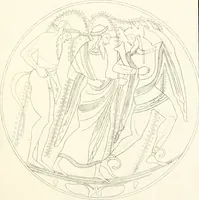 An illustration from Pitture di vasi fittili, esibite dal cav. F. Inghirami per servire di studio alla mitologia ed all storia degli antichi popoli (1838)