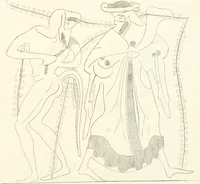 An illustration from Pitture di vasi fittili, esibite dal cav. F. Inghirami per servire di studio alla mitologia ed all storia degli antichi popoli (1838)