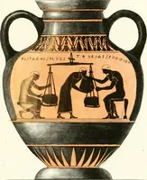 An illustration from Pitture di vasi fittili, esibite dal cav. F. Inghirami per servire di studio alla mitologia ed all storia degli antichi popoli (1838)