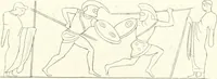 An illustration from Pitture di vasi fittili, esibite dal cav. F. Inghirami per servire di studio alla mitologia ed all storia degli antichi popoli (1838)