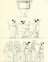 An illustration from Pitture di vasi fittili, esibite dal cav. F. Inghirami per servire di studio alla mitologia ed all storia degli antichi popoli (1838)