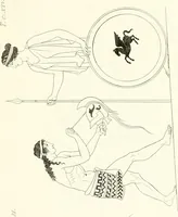 An illustration from Pitture di vasi fittili, esibite dal cav. F. Inghirami per servire di studio alla mitologia ed all storia degli antichi popoli (1838)