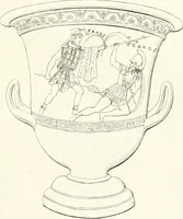 An illustration from Pitture di vasi fittili, esibite dal cav. F. Inghirami per servire di studio alla mitologia ed all storia degli antichi popoli (1838)