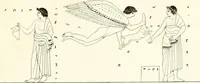 An illustration from Pitture di vasi fittili, esibite dal cav. F. Inghirami per servire di studio alla mitologia ed all storia degli antichi popoli (1838)