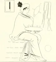 An illustration from Pitture di vasi fittili, esibite dal cav. F. Inghirami per servire di studio alla mitologia ed all storia degli antichi popoli (1838)