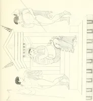 An illustration from Pitture di vasi fittili, esibite dal cav. F. Inghirami per servire di studio alla mitologia ed all storia degli antichi popoli (1838)