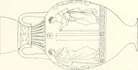 An illustration from Pitture di vasi fittili, esibite dal cav. F. Inghirami per servire di studio alla mitologia ed all storia degli antichi popoli (1838)