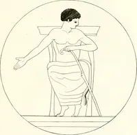 An illustration from Pitture di vasi fittili, esibite dal cav. F. Inghirami per servire di studio alla mitologia ed all storia degli antichi popoli (1838)