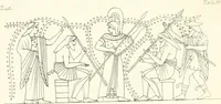 An illustration from Pitture di vasi fittili, esibite dal cav. F. Inghirami per servire di studio alla mitologia ed all storia degli antichi popoli (1838)