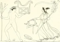 An illustration from Pitture di vasi fittili, esibite dal cav. F. Inghirami per servire di studio alla mitologia ed all storia degli antichi popoli (1838)
