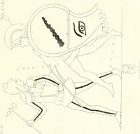An illustration from Pitture di vasi fittili, esibite dal cav. F. Inghirami per servire di studio alla mitologia ed all storia degli antichi popoli (1838)