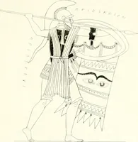 An illustration from Pitture di vasi fittili, esibite dal cav. F. Inghirami per servire di studio alla mitologia ed all storia degli antichi popoli (1838)