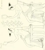 An illustration from Pitture di vasi fittili, esibite dal cav. F. Inghirami per servire di studio alla mitologia ed all storia degli antichi popoli (1838)
