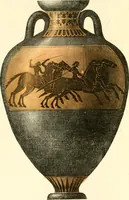 An illustration from Pitture di vasi fittili, esibite dal cav. F. Inghirami per servire di studio alla mitologia ed alla storia degli antichi popoli (1838)