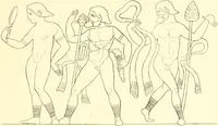 An illustration from Pitture di vasi fittili, esibite dal cav. F. Inghirami per servire di studio alla mitologia ed alla storia degli antichi popoli (1838)