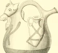 An illustration from Pitture di vasi fittili, esibite dal cav. F. Inghirami per servire di studio alla mitologia ed alla storia degli antichi popoli (1838)