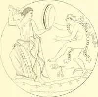 An illustration from Pitture di vasi fittili, esibite dal cav. F. Inghirami per servire di studio alla mitologia ed alla storia degli antichi popoli (1838)