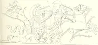 An illustration from Pitture di vasi fittili, esibite dal cav. F. Inghirami per servire di studio alla mitologia ed all storia degli antichi popoli (1838)