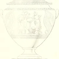 An illustration from Pitture di vasi fittili, esibite dal cav. F. Inghirami per servire di studio alla mitologia ed all storia degli antichi popoli (1838)