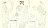 An illustration from Pitture di vasi fittili, esibite dal cav. F. Inghirami per servire di studio alla mitologia ed all storia degli antichi popoli (1838)