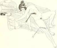 An illustration from Pitture di vasi fittili, esibite dal cav. F. Inghirami per servire di studio alla mitologia ed all storia degli antichi popoli (1838)