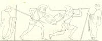 Picture 111 of 216 from Pitture di vasi fittili, esibite dal cav. F. Inghirami per servire di studio alla mitologia ed all storia degli antichi popoli (1838), leaf 500