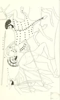 An illustration from Pitture di vasi fittili, esibite dal cav. F. Inghirami per servire di studio alla mitologia ed all storia degli antichi popoli (1838)