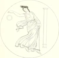 An illustration from Pitture di vasi fittili, esibite dal cav. F. Inghirami per servire di studio alla mitologia ed all storia degli antichi popoli (1838)