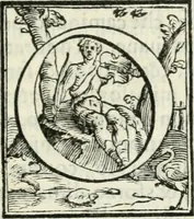 An illustration from Pittvre del Doni, academico pellegrino : nelle quali si mostra di nuoua inuentione : amore, fortuna, tempo, castità, religione, sdegno, riforma, morte, sonno & sogno, huomo, republica, & magnanimità : divise in due trattati : libro primo (1564)
