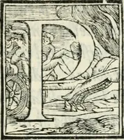 An illustration from Pittvre del Doni, academico pellegrino : nelle quali si mostra di nuoua inuentione : amore, fortuna, tempo, castità, religione, sdegno, riforma, morte, sonno & sogno, huomo, republica, & magnanimità : divise in due trattati : libro primo (1564)