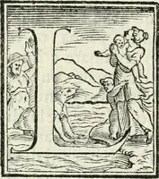 An illustration from Pittvre del Doni, academico pellegrino : nelle quali si mostra di nuoua inuentione : amore, fortuna, tempo, castità, religione, sdegno, riforma, morte, sonno & sogno, huomo, republica, & magnanimità : divise in due trattati : libro primo (1564)