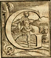 An illustration from Pittvre del Doni, academico pellegrino : nelle quali si mostra di nuoua inuentione : amore, fortuna, tempo, castità, religione, sdegno, riforma, morte, sonno & sogno, huomo, republica, & magnanimità : divise in due trattati : libro primo (1564)