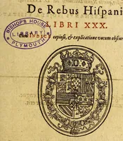 An illustration from P. Joan. Marianæ Societatis Iesu Summarium ad historiam Hispaniæ eorum quæ acciderunt annis sequentibus (1619)