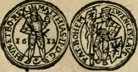 An illustration from Placcart dv Roy sur le reglement de ses monnoyes (1644)