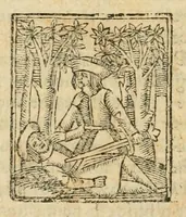 An illustration from Plaidoyers et oeuvres diverses. Nouv. éd. augm. de plusieurs pièces qui n'avoient pas été imprimées (1698)