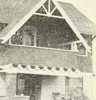 An illustration from The plan book of American dwellings : being a compilation of original home designs, showing actual photographic exteriors and floor plans of moderately priced bungalows, cottages, residences (1914)